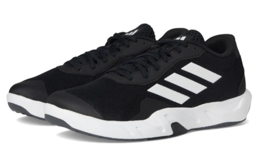 Adidas Mens Amplimove Trainer Athletic Shoes Size 9.5 Black White NIB